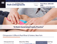 Tablet Screenshot of holtchiropracticoffices.com